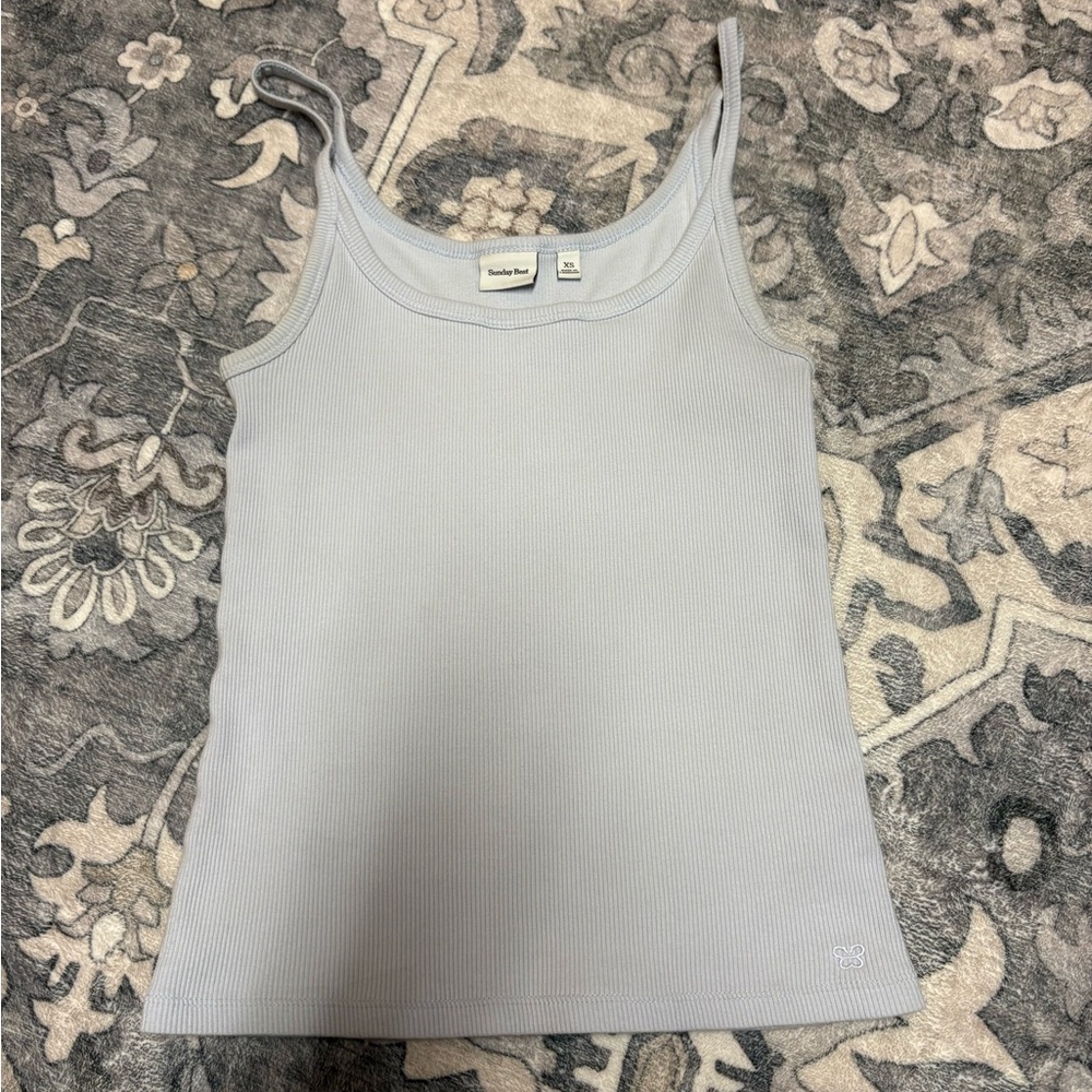 Sunday best Light blue Tank Top
